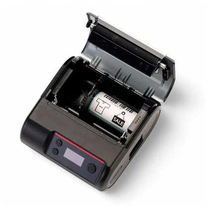 Buvvas MD80 80mm 3-Inch Mobile Label Receipt Printer (Dual Mode) | USB+BT
