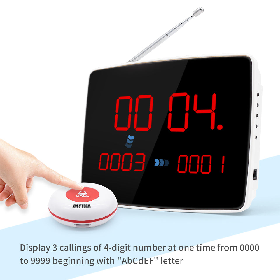 Buvvas E-400 WH Wireless Calling System – BUVVAS