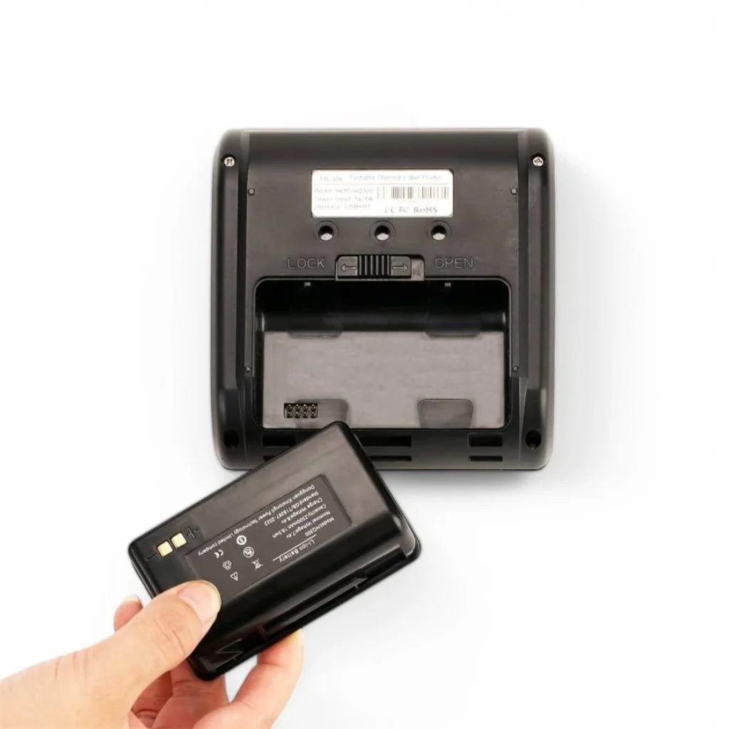 Buvvas MD80 80mm 3-Inch Mobile Label Receipt Printer (Dual Mode) | USB+BT