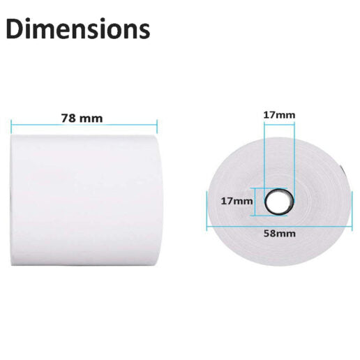 Thermal Receipt Paper Rolls - 3 inch (80mm)