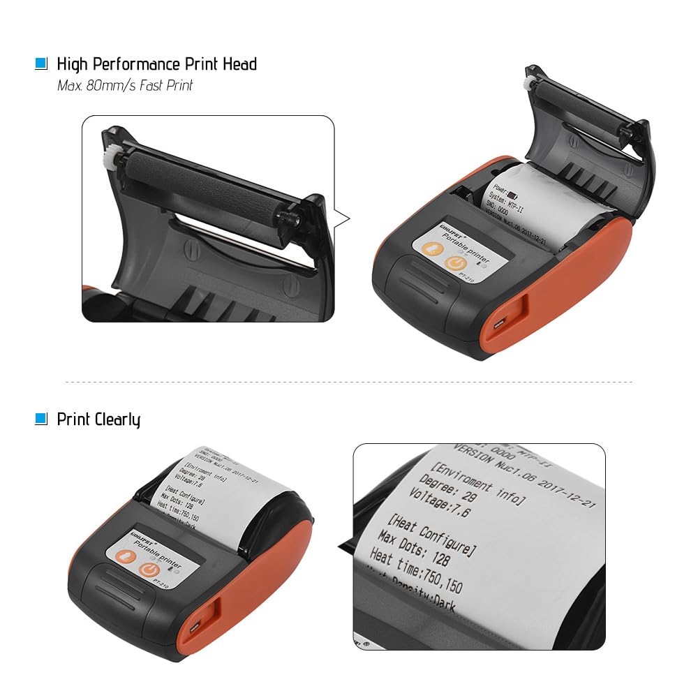 Buvvas PT-210 Thermal Receipt Printer